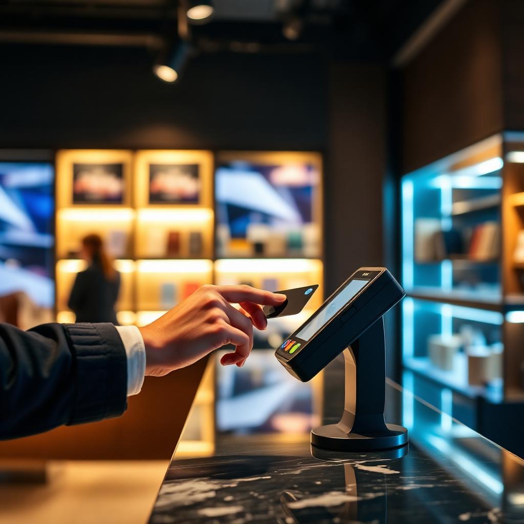 Contactless payment in store